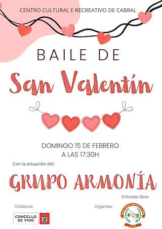 Fechas, información, programa, cartel, imágenes, mapa y ubicación de Baile de San Valentín de Cabral  (2026) en Vigo