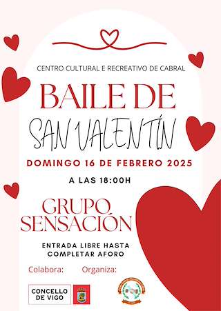 Fechas, información, programa, cartel, imágenes, mapa y ubicación de Baile de San Valentín de Cabral   en  Vigo