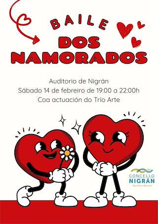 Fechas, información, programa, cartel, imágenes, mapa y ubicación de Baile dos Namorados  (2026) en Nigrán