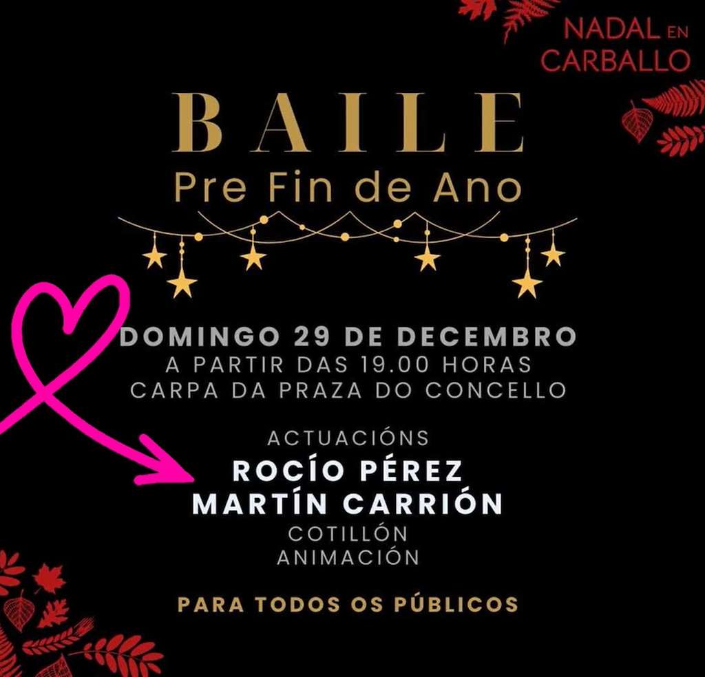 Baile Pre Fin de Ano en Carballo