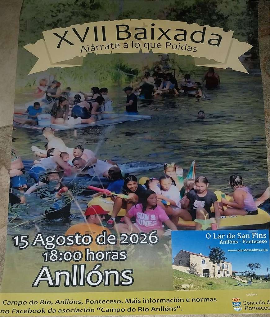 XVII Baixada Ajárrate a lo que Poidas de Anllóns (2026) en Ponteceso