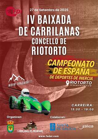 Fechas, información, programa, cartel, imágenes, mapa y ubicación de IV Baixada de Carrilanas  en  Riotorto