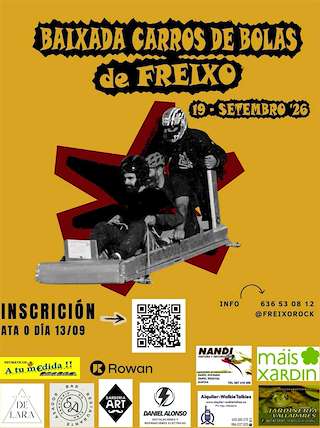 Fechas, información, programa, cartel, imágenes, mapa y ubicación de XXV Baixada de Carros de Bolas de Freixo  (2026) en Vigo