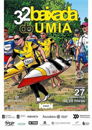 Fechas, información, programa, cartel, imágenes, mapa y ubicación de XXXII Baixada do Río Umia (2026) en Ribadumia