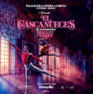 Fechas, información, programa, cartel, imágenes, mapa y ubicación de Ballet de Kiev - El Cascanueces (2026)  en  A Coruña