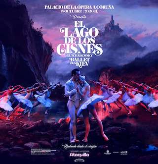 Fechas, información, programa, cartel, imágenes, mapa y ubicación de Ballet de Kiev - El Lago de los Cisnes (2025)  en  A Coruña