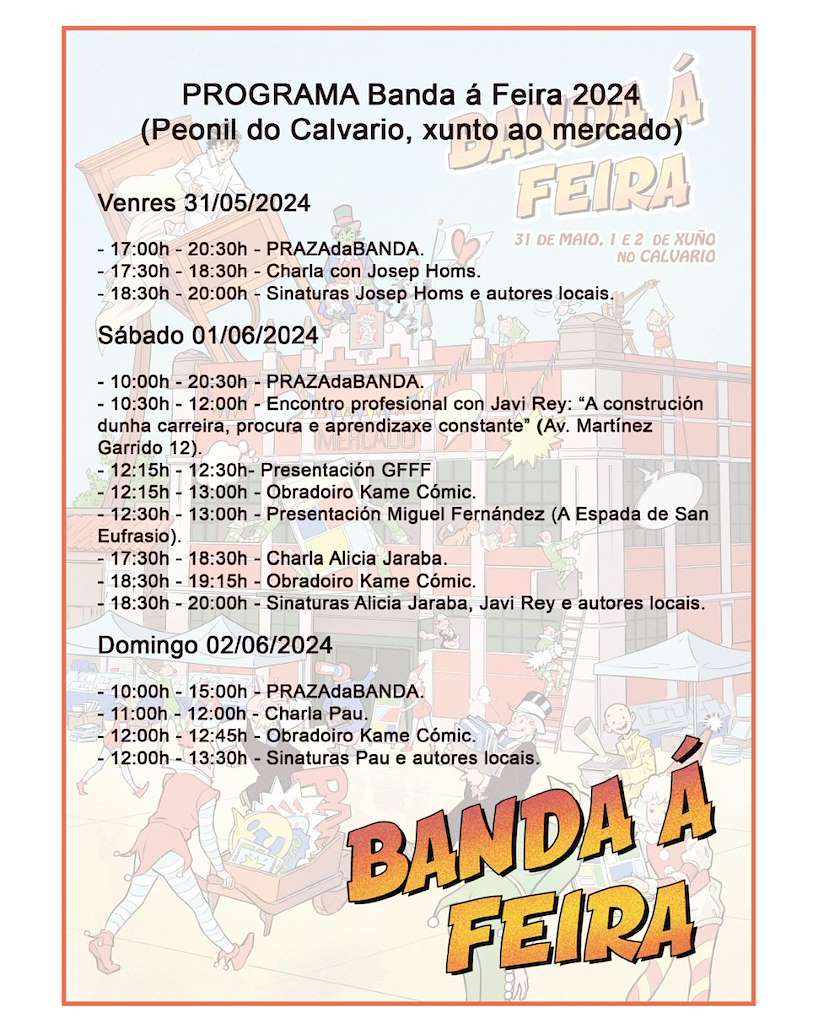 Banda á Feira en Vigo
