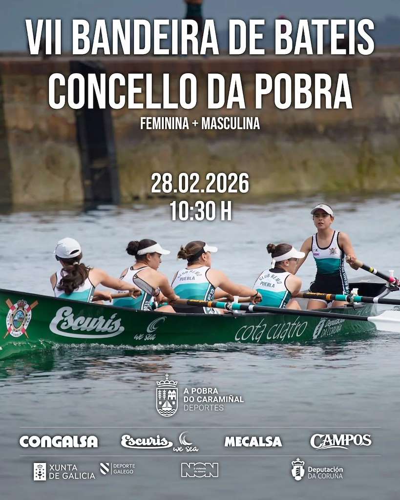 VII Bandeira de Bateis (2026) en A Pobra do Caramiñal