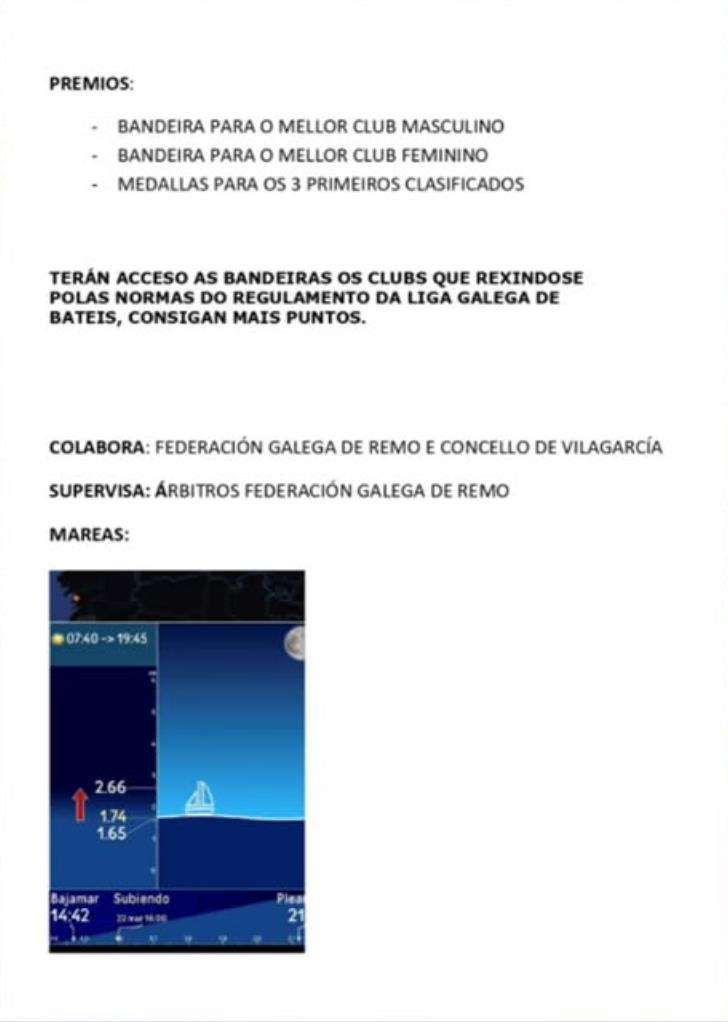 XVII Bandeira de Bateis Porto de Vilagarcia en Vilagarcía de Arousa