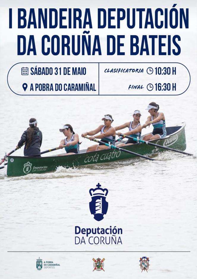 I Bandeira Deputación da Coruña de Bateis (2025) en A Pobra do Caramiñal