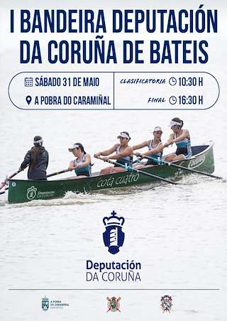 Fechas, información, programa, cartel, imágenes, mapa y ubicación de I Bandeira Deputación da Coruña de Bateis  en  A Pobra do Caramiñal