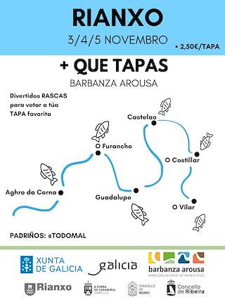 XI Barbanza Arousa + Q Tapas en Rianxo