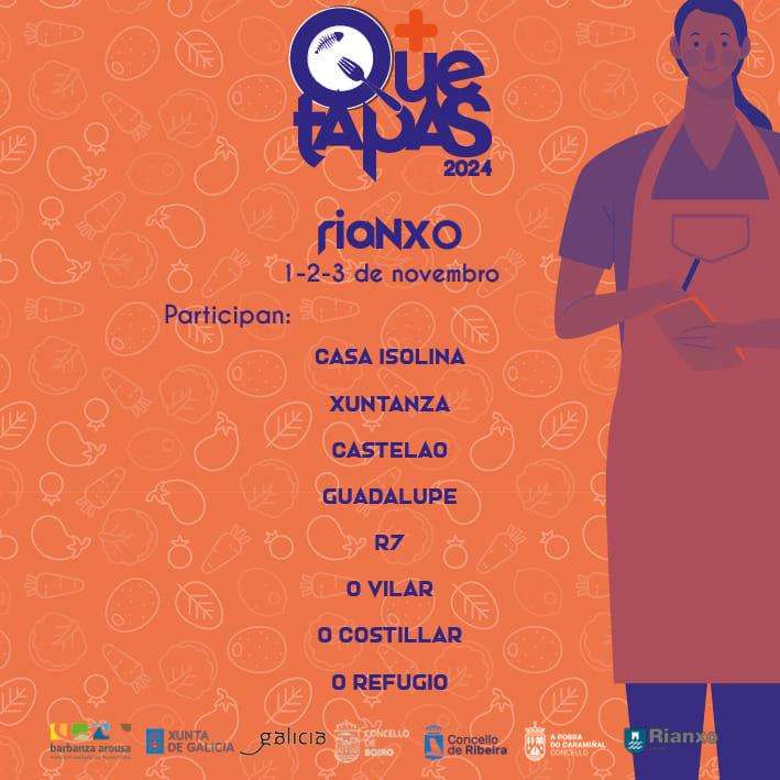 X Barbanza Arousa + Q Tapas en Rianxo