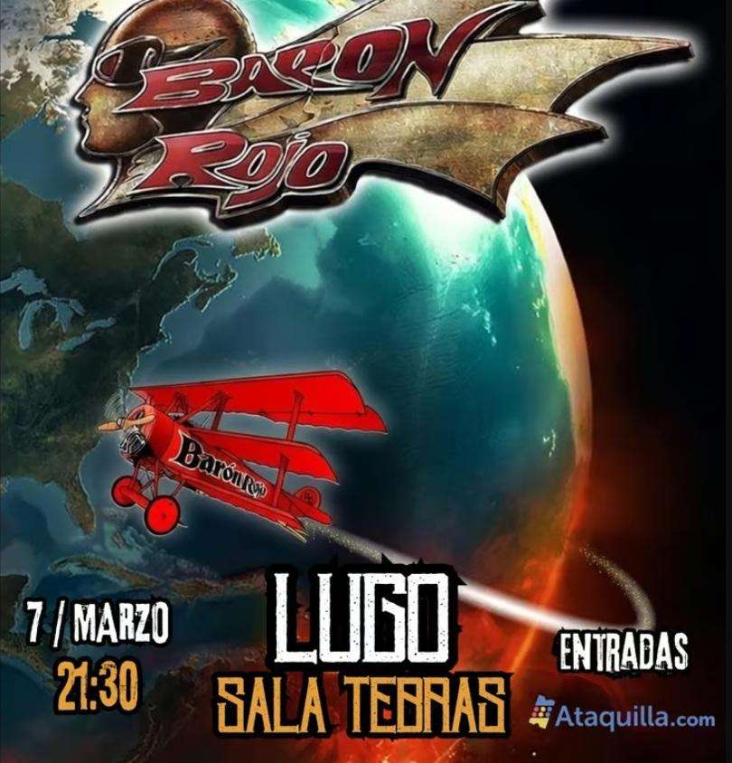 Barón Rojo en Concierto (2026) en Lugo