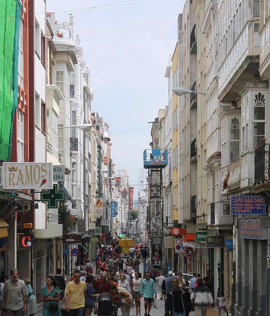 Barrio de la Magdalena en Ferrol