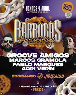 Fechas, información, programa, cartel, imágenes, mapa y ubicación de Barrocás Music Festival  en  Ourense