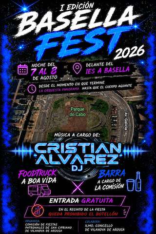 Fechas, información, programa, cartel, imágenes, mapa y ubicación de I Basella Fest (2026)  en  Vilanova de Arousa