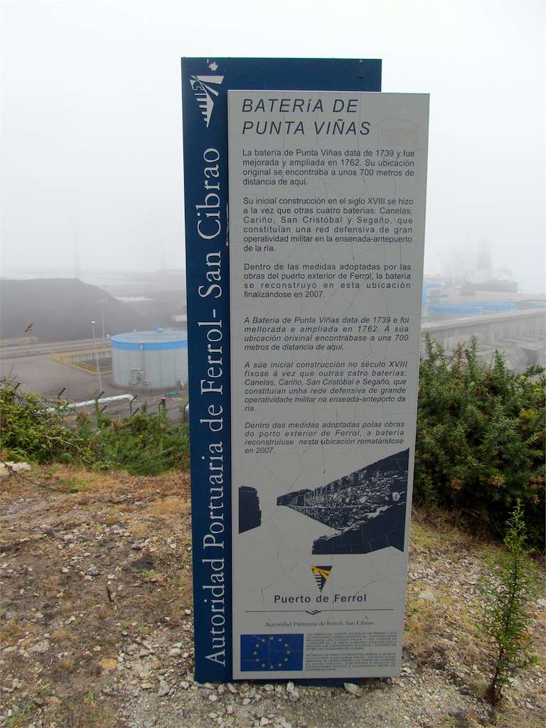 Batería de Punta Viñas en Ferrol