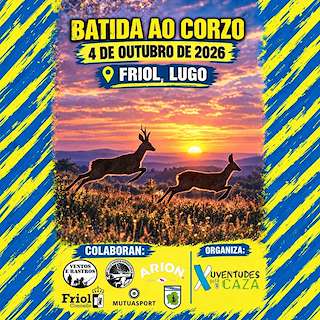Fechas, información, programa, cartel, imágenes, mapa y ubicación de Batida ao Corzo (2026)  en  Friol