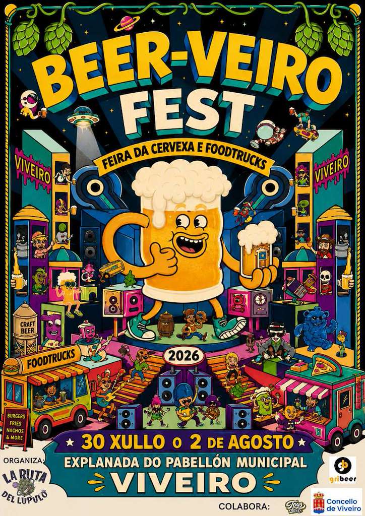 BeerVeiro Fest - Feira da Cervexa e Foodtrucks (2026) en Viveiro
