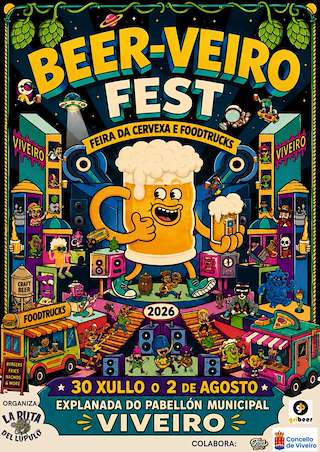 Fechas, información, programa, cartel, imágenes, mapa y ubicación de BeerVeiro Fest - Feira da Cervexa e Foodtrucks (2026)  en  Viveiro