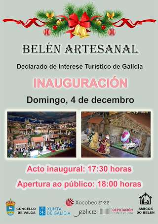 Belén Artesanal en Movimiento de Campaña (2025-2026) en Valga
