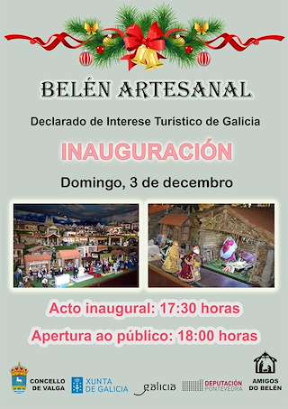 Belén Artesanal en Movimiento de Campaña (2025-2026) en Valga