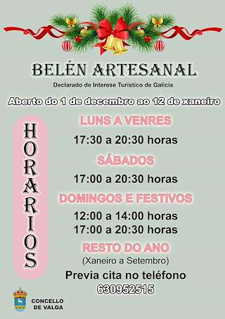 Belén Artesanal en Movimiento de Campaña (2025-2026) en Valga