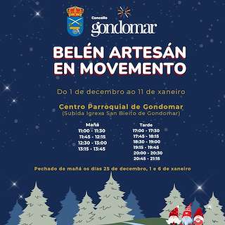 Fechas, información, programa, cartel, imágenes, mapa y ubicación de Belén Artesanal en Movimiento (2025-2026) en Gondomar
