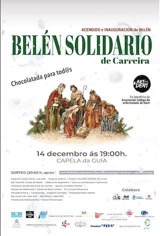 Fechas, información, programa, cartel, imágenes, mapa y ubicación de Belen Solidario de Carreira  en  Ribeira