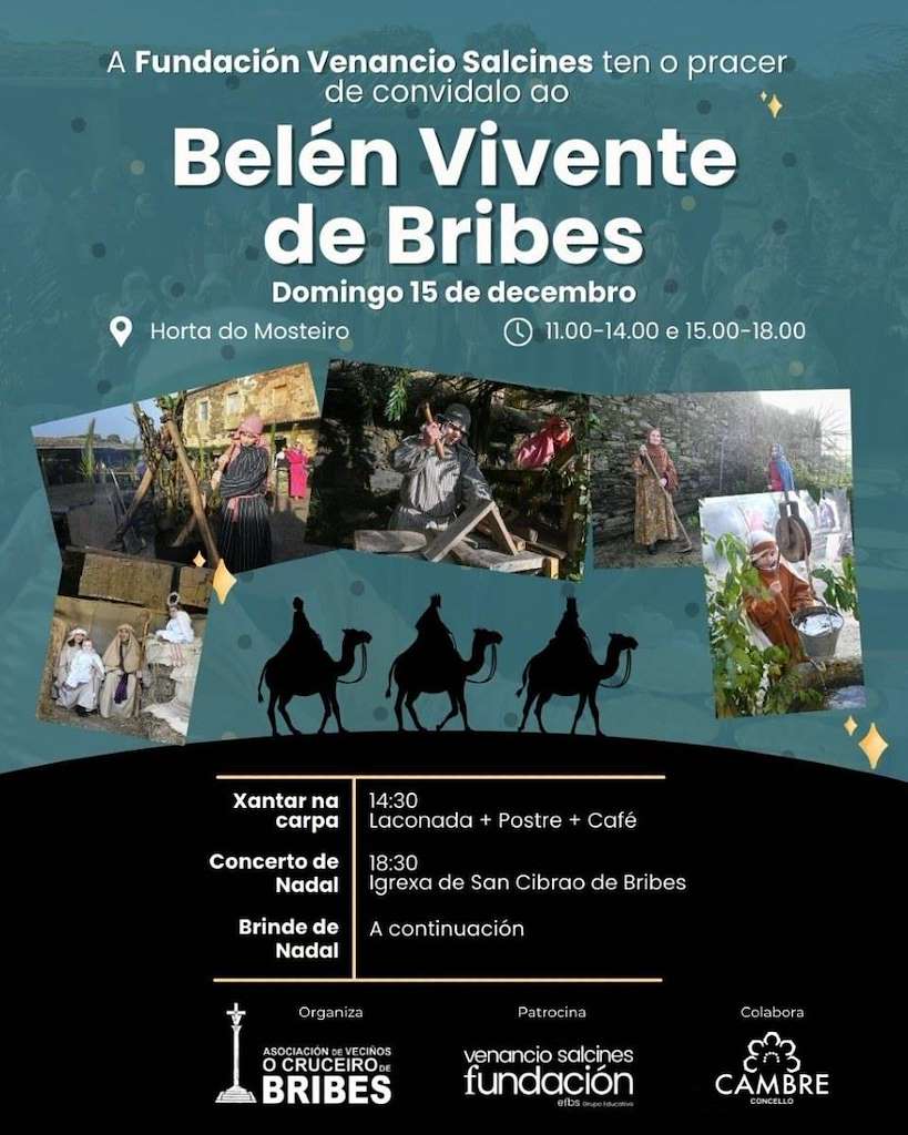 Belén Vivente de Bribes  en Cambre