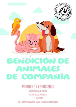Bendición de Animales de Compañía de San Antón (2026) en Vilagarcía de Arousa