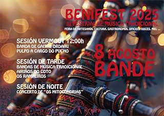 Fechas, información, programa, cartel, imágenes, mapa y ubicación de Benifest - III Festival de Música Tradicional  en  Bande