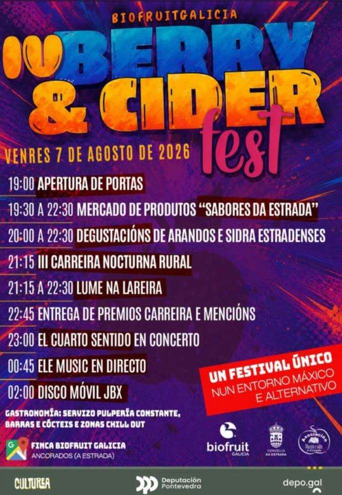 IV Berry & Cider Fest (2026) en A Estrada