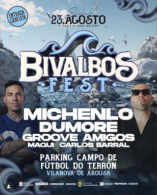 Fechas, información, programa, cartel, imágenes, mapa y ubicación de Bivalbos Fest  en  Vilanova de Arousa
