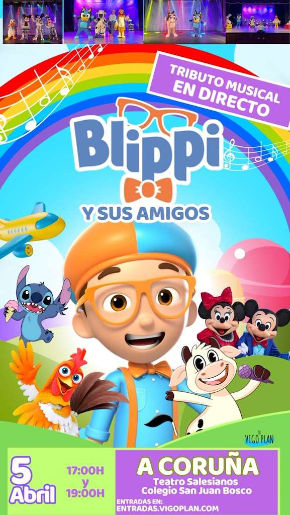 Blippi y sus Amigos - Tributo Musical (2025) en A Coruña