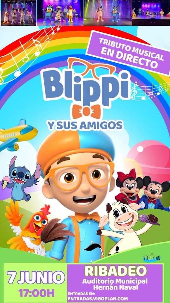 Blippi y sus Amigos - Tributo Musical (2025) en Ribadeo