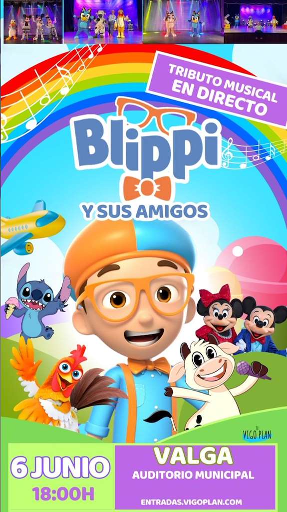 Blippi y sus Amigos - Tributo Musical (2025) en Valga