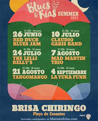 Fechas, información, programa, cartel, imágenes, mapa y ubicación de Blues & Rías Summer 2025  en  Redondela