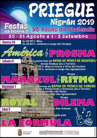 Bo Xesús da Paciencia de Priegue en Nigrán