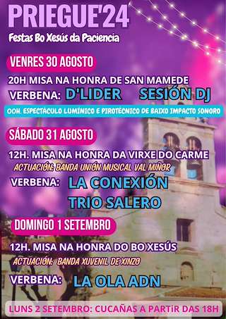 Bo Xesús da Paciencia de Priegue en Nigrán