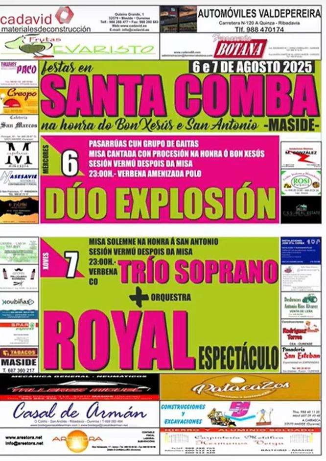 Bon Xesús e San Antón de Santa Comba en Maside