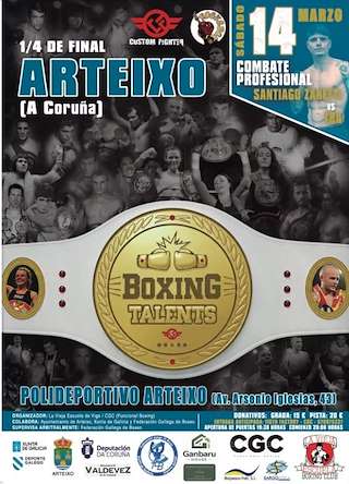 Fechas, información, programa, cartel, imágenes, mapa y ubicación de Boxing Talents  (2026)  en  Arteixo