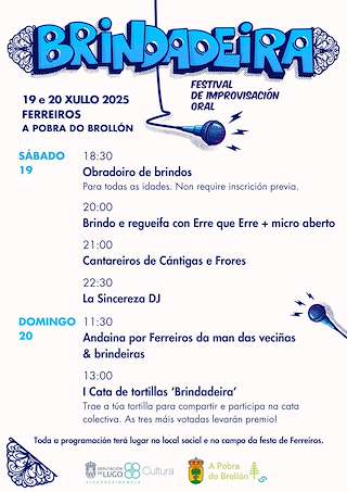 Brindadeira - Festival de Improvisación Oral en A Pobra do Brollón