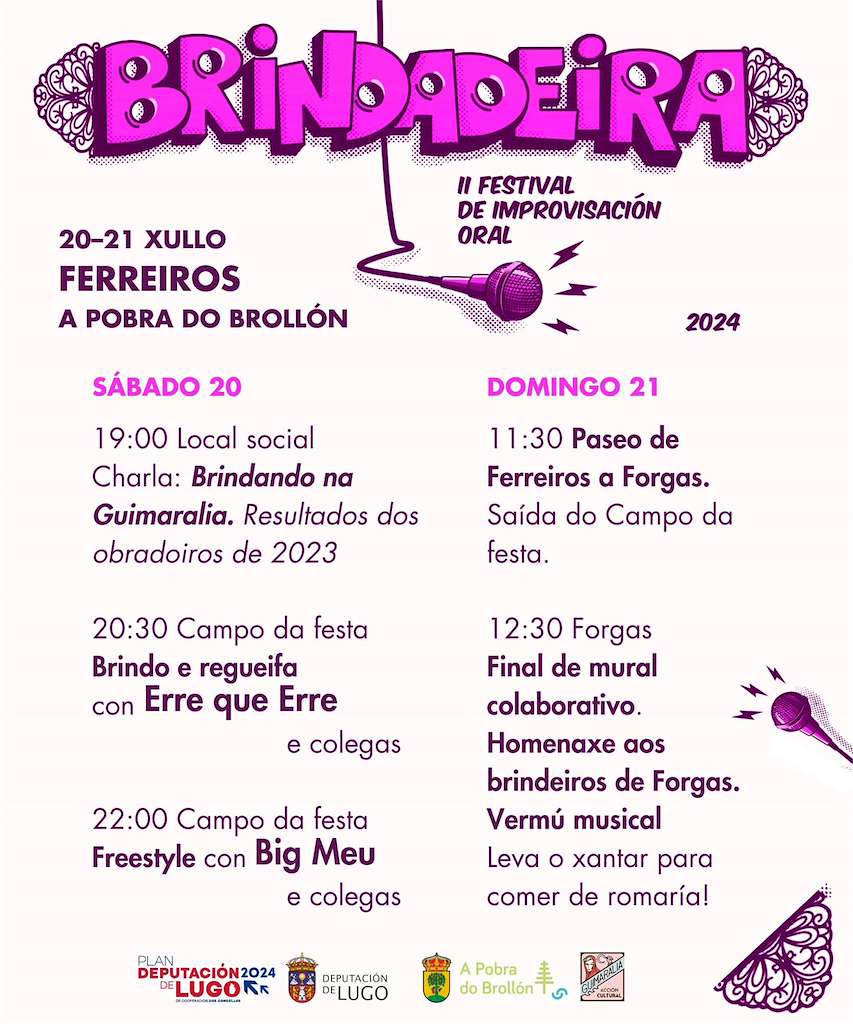Brindadeira - Festival de Improvisación Oral en A Pobra do Brollón