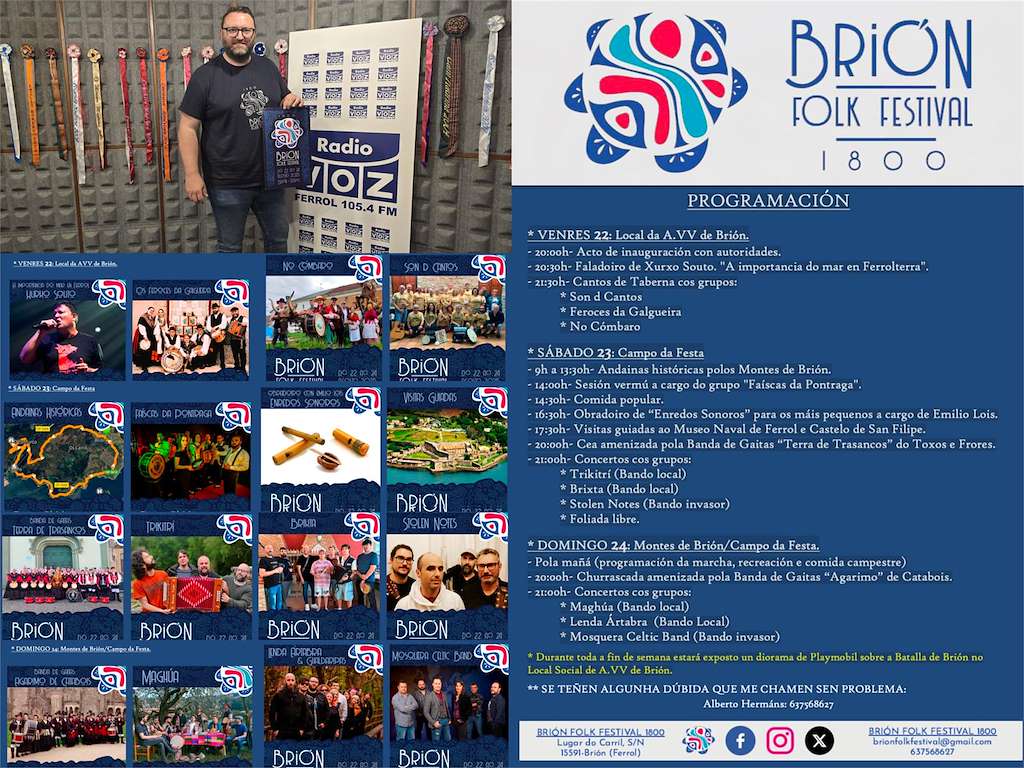 Brión Folk Festival (2026) en Ferrol
