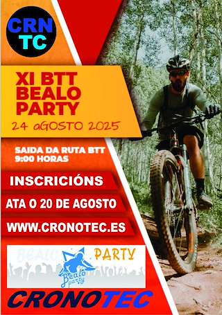 Fechas, información, programa, cartel, imágenes, mapa y ubicación de XI BTT Bealo Party  en  Boiro