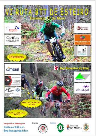 Fechas, información, programa, cartel, imágenes, mapa y ubicación de VI Btt de Esteiro   en  Muros