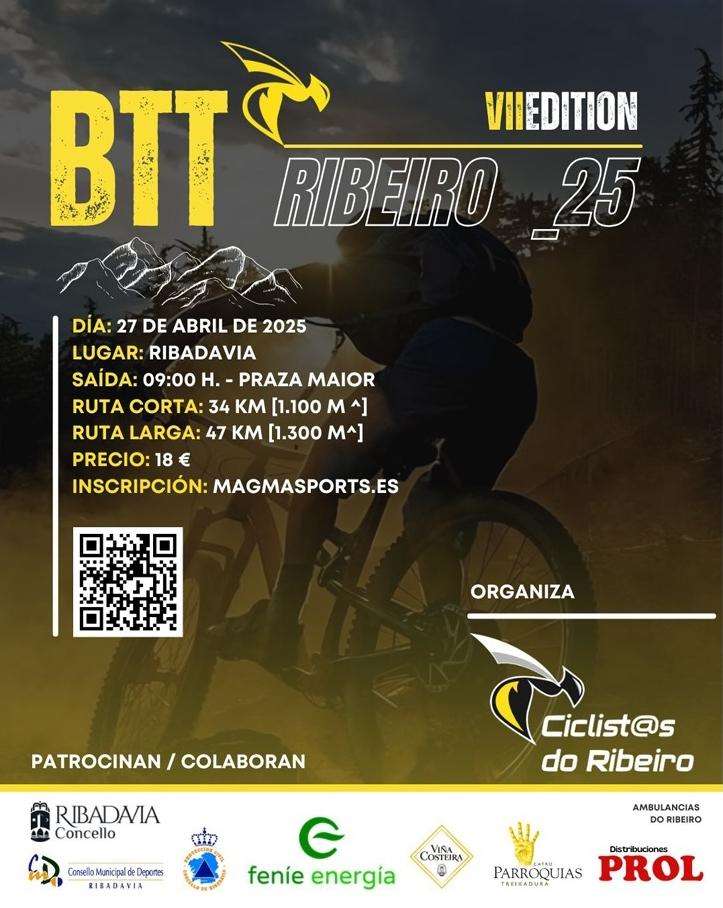 VII BTT do Ribeiro (2025) en Ribadavia