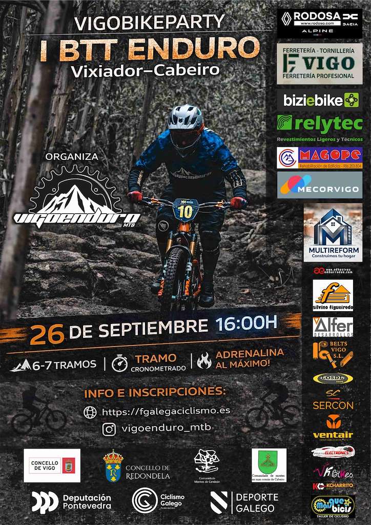 I BTT Enduro Vixiador-Cabeiro (2026) en Redondela